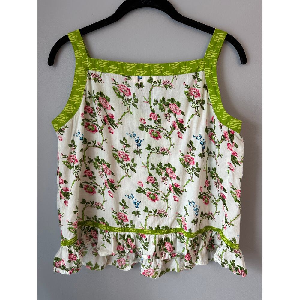 La Cera Womens Cottagecore Tank Floral Print Size small - Picture 5 of 7